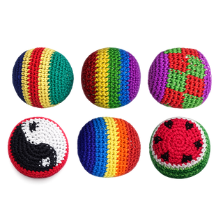 Retro Knit Hacky Sack Toy