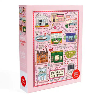 Rom Com City Map 500 Piece Jigsaw Puzzle
