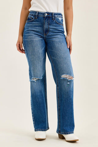 Judy Blue 90's Medium Rise Straight Leg Jeans