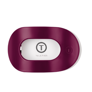 Teleties Mulberry Large Flat Round Hair Clip