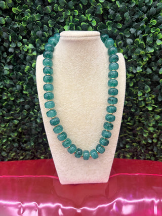 Solid Candy Gem Necklaces