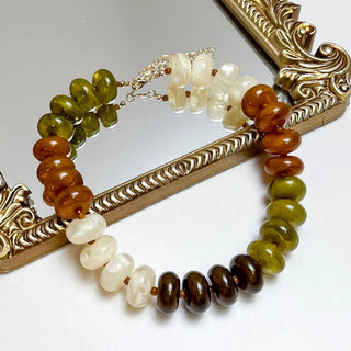 Fall Ombré Beaded Necklace