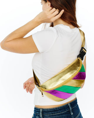 Mardi Gras Metallic Fanny Pack