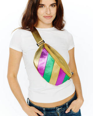 Mardi Gras Metallic Fanny Pack