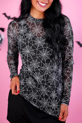 Spiderweb Mesh Top