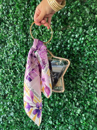 Large Baton Rouge Map Watercolor Scarf