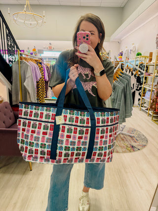 Wrapped in Cheer Large Utility Tote