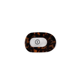 Teleties Tortoise | Tiny | Flat Round Clip