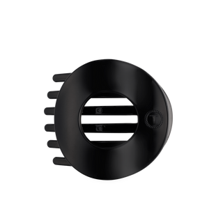 Teleties Jet Black | Large | Flat Circle Hair Clip