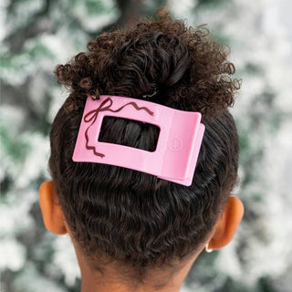 Teleties Just Add a Bow | Small | Flat Rectangle Hair Clip