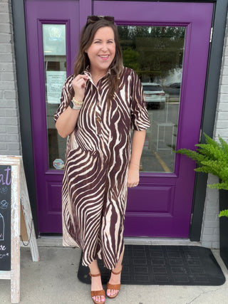 Safari Babe Midi Dress