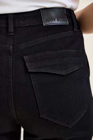 Judy Blue Jet Black High Waisted Weekender Jeans