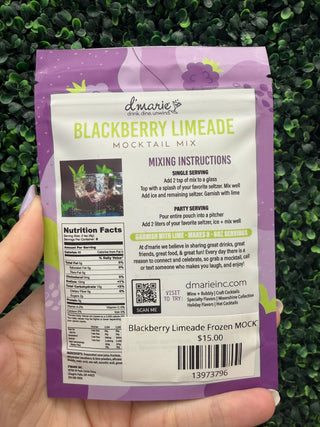Blackberry Limeade Frozen MOCKTAIL Mix