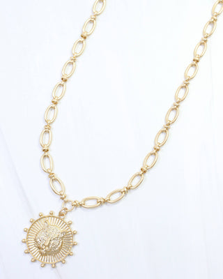 Carmen Coin Tiger Necklace