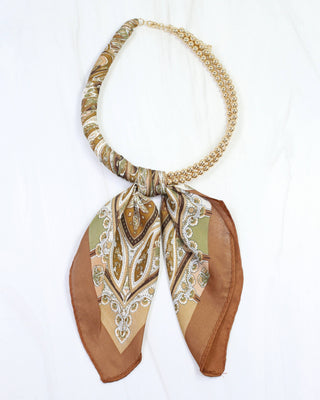 Laya Beaded Scarf Collar Necklace