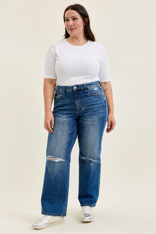 Judy Blue 90's Medium Rise Straight Leg Jeans