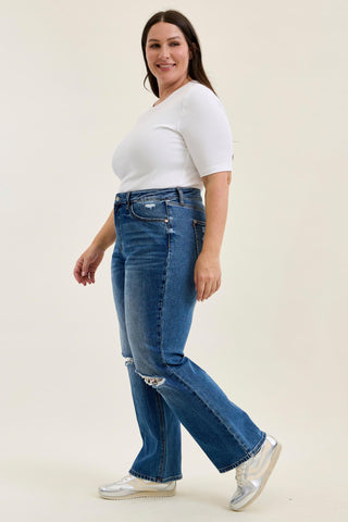 Judy Blue 90's Medium Rise Straight Leg Jeans