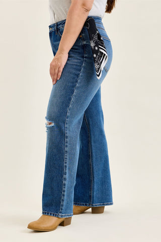 Judy Blue 90's Medium Rise Straight Leg Jeans