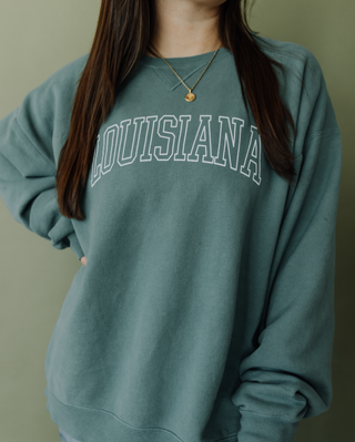 Louisiana Prep Sweatshirt in Cypress Green