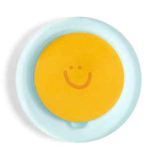 Smiley Face Sticky Notes with Acrylic Holder