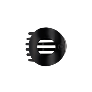 Teleties Jet Black | Medium | Flat Circle Hair Clip