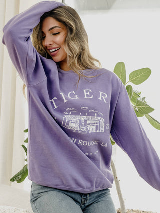 Licensed Tiger Stadium Coordinates Sweatshirt