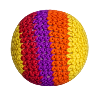 Retro Knit Hacky Sack Toy