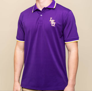 Licensed LSU Baseball Men's Polo