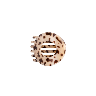 Teleties Blonde Tortoise | Small | Flat Open Circle Hair Clip