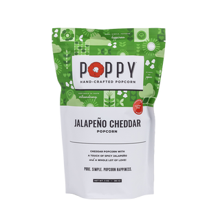 Poppy Jalapeño Cheddar Popcorn
