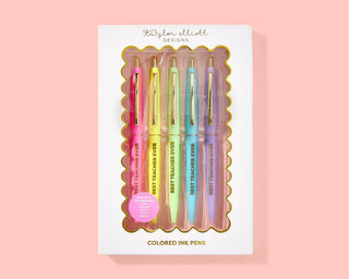 "Best Teacher Ever" Pen Set