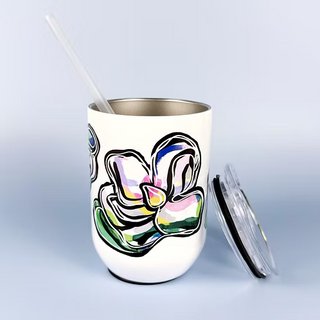 Magnolia Wine/Juice Tumbler