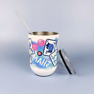 Mahjong Wine/Juice Tumbler
