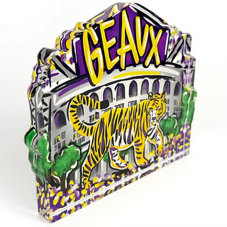 Geaux Acrylic Art Block