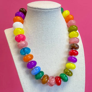 Color Queen Circle Bubble Necklace