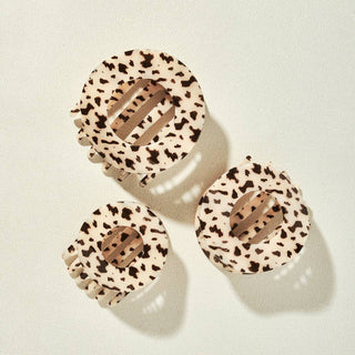 Teleties Blonde Tortoise | Medium | Flat Circle Hair Clip