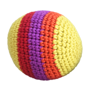 Retro Knit Hacky Sack Toy