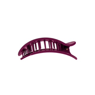 Teleties Mulberry Medium Flat Round Hair Clip