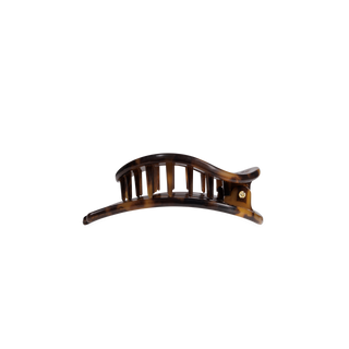 Teleties Tortoise | Small | Flat Open Circle Hair Clip