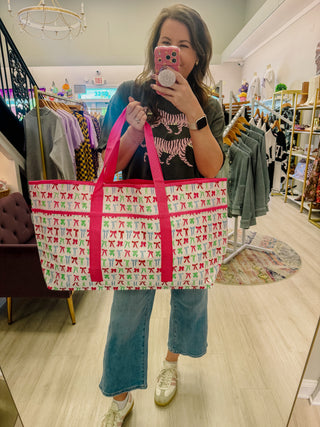 A BOWtiful Christmas Large Utility Tote