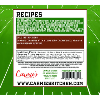 Tailgaters Beer Cheese Dip Mix