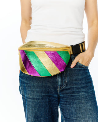 Mardi Gras Metallic Fanny Pack