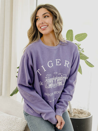 Licensed Tiger Stadium Coordinates Sweatshirt
