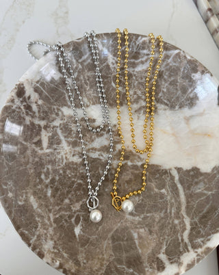 DANIELLE NECKLACE: SILVER