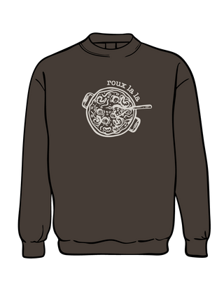Roux La La Dark Chocolate Sweatshirt