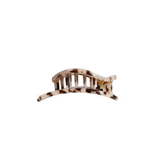 Teleties Blonde Tortoise | Small | Flat Open Circle Hair Clip