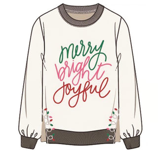 Merry Bright & Joyful Lakelyn Sweatshirt
