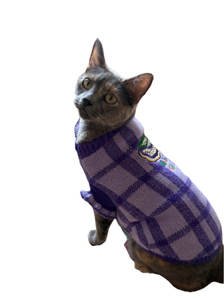 Mardi Gras Small Animal Sweater