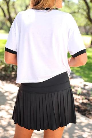 After Dark Pleated Tennis Skort