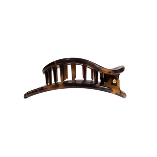 Teleties Tortoise | Medium | Flat Circle Hair Clip